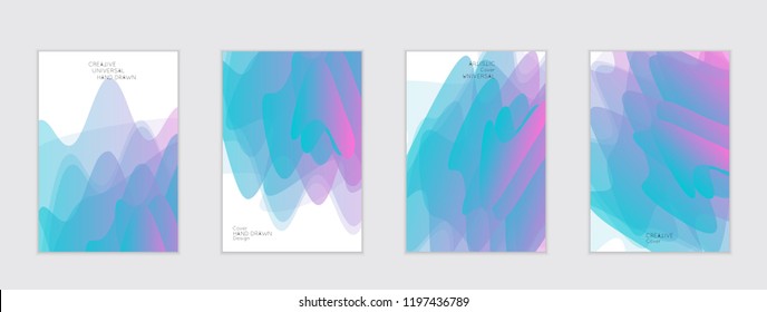 Abstract cover template with gradient design elements. Futuristic abstract modern pattern with fluid colors creating digital art. Bright colored background artistic social media web banner