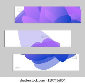Abstract cover template with gradient design elements. Futuristic abstract modern pattern with fluid colors creating digital art. Bright colored background artistic social media web banner