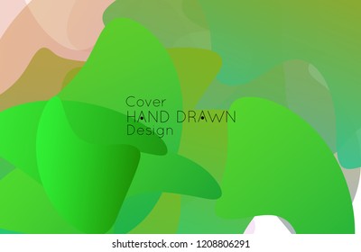 Abstract cover template with gradient design elements. Futuristic abstract modern pattern with fluid colors creating digital art. Bright colored background artistic social media web banner