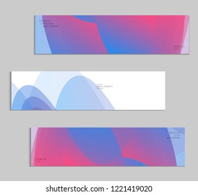 Abstract cover template with gradient design elements. Futuristic abstract modern pattern with fluid colors creating digital art. Bright colored background artistic social media web banner