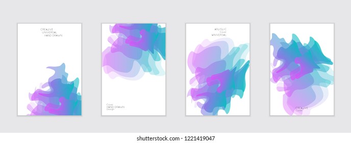 Abstract cover template with gradient design elements. Futuristic abstract modern pattern with fluid colors creating digital art. Bright colored background artistic social media web banner