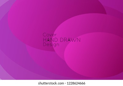 Abstract cover template with gradient design elements. Futuristic abstract modern pattern with fluid colors creating digital art. Bright colored background artistic social media web banner