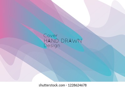 Abstract cover template with gradient design elements. Futuristic abstract modern pattern with fluid colors creating digital art. Bright colored background artistic social media web banner