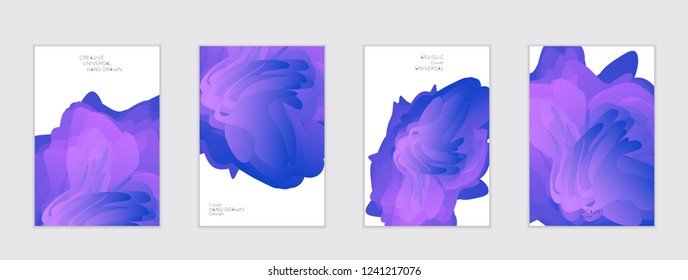 Abstract cover template with gradient design elements. Futuristic abstract modern pattern with fluid colors creating digital art. Bright colored background artistic social media web banner