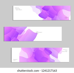 Abstract cover template with gradient design elements. Futuristic abstract modern pattern with fluid colors creating digital art. Bright colored background artistic social media web banner
