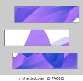 Abstract cover template with gradient design elements. Futuristic abstract modern pattern with fluid colors creating digital art. Bright colored background artistic social media web banner