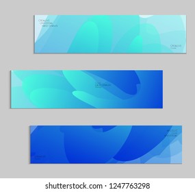 Abstract cover template with gradient design elements. Futuristic abstract modern pattern with fluid colors creating digital art. Bright colored background artistic social media web banner