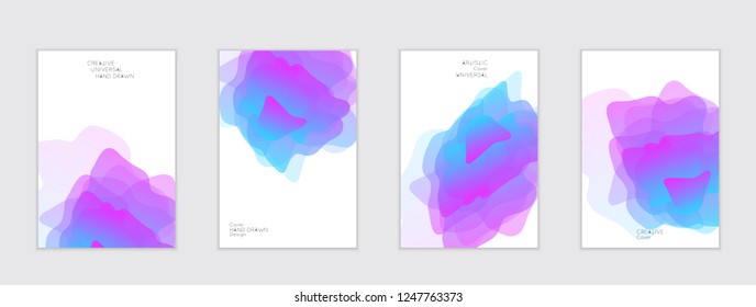 Abstract cover template with gradient design elements. Futuristic abstract modern pattern with fluid colors creating digital art. Bright colored background artistic social media web banner