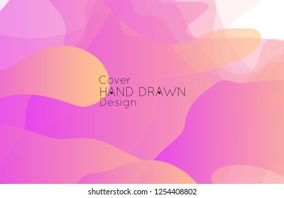 Abstract cover template with gradient design elements. Futuristic abstract modern pattern with fluid colors creating digital art. Bright colored background artistic social media web banner