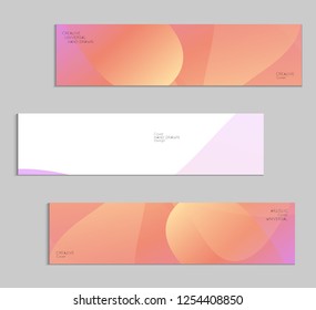 Abstract cover template with gradient design elements. Futuristic abstract modern pattern with fluid colors creating digital art. Bright colored background artistic social media web banner