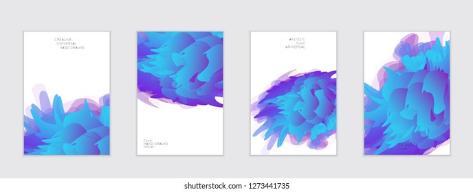 Abstract cover template with gradient design elements. Futuristic abstract modern pattern with fluid colors creating digital art. Bright colored background artistic social media web banner