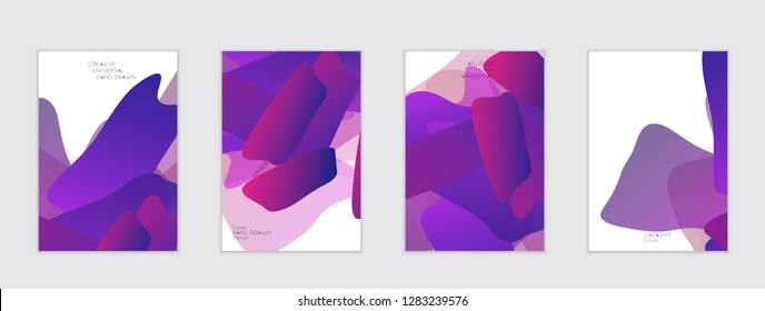 Abstract cover template with gradient design elements. Futuristic abstract modern pattern with fluid colors creating digital art. Bright colored background artistic social media web banner