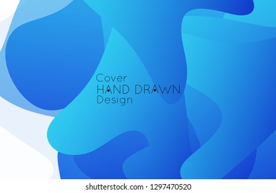 Abstract cover template with gradient design elements. Futuristic abstract modern pattern with fluid colors creating digital art. Bright colored background artistic social media web banner