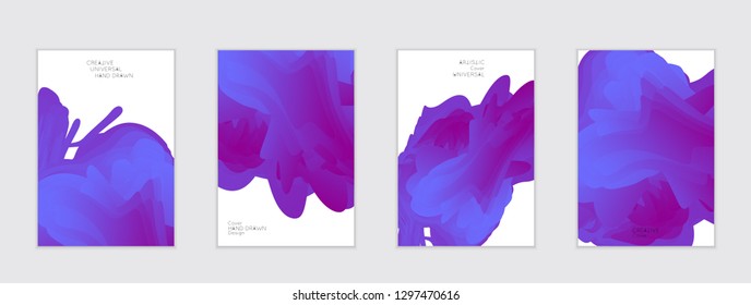 Abstract cover template with gradient design elements. Futuristic abstract modern pattern with fluid colors creating digital art. Bright colored background artistic social media web banner