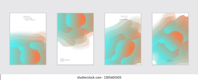 Abstract cover template with gradient design elements. Futuristic abstract modern pattern with fluid colors creating digital art. Bright colored background artistic social media web banner