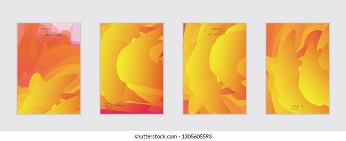 Abstract cover template with gradient design elements. Futuristic abstract modern pattern with fluid colors creating digital art. Bright colored background artistic social media web banner