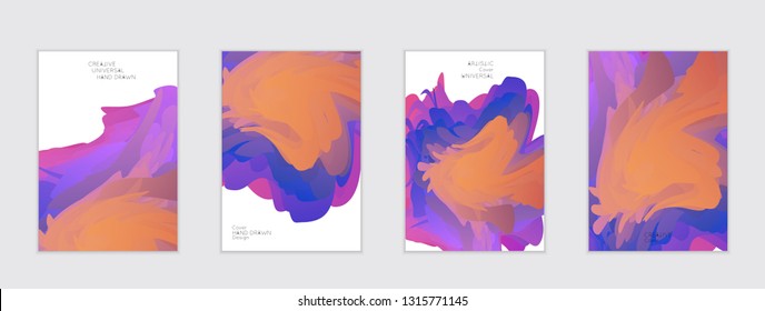 Abstract cover template with gradient design elements. Futuristic abstract modern pattern with fluid colors creating digital art. Bright colored background artistic social media web banner