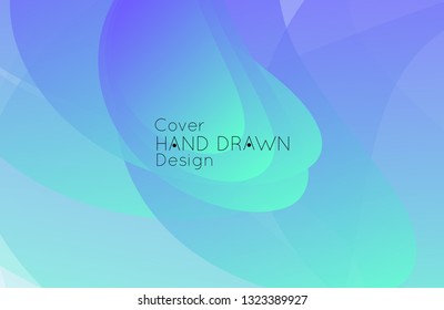 Abstract cover template with gradient design elements. Futuristic abstract modern pattern with fluid colors creating digital art. Bright colored background artistic social media web banner