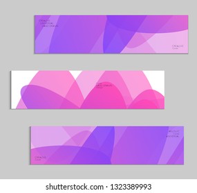 Abstract cover template with gradient design elements. Futuristic abstract modern pattern with fluid colors creating digital art. Bright colored background artistic social media web banner