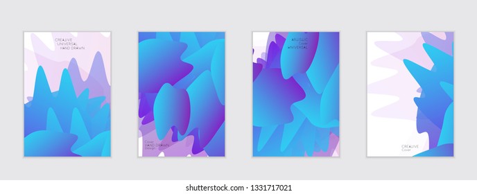 Abstract cover template with gradient design elements. Futuristic abstract modern pattern with fluid colors creating digital art. Bright colored background artistic social media web banner