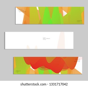 Abstract cover template with gradient design elements. Futuristic abstract modern pattern with fluid colors creating digital art. Bright colored background artistic social media web banner