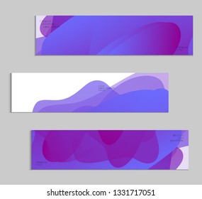 Abstract cover template with gradient design elements. Futuristic abstract modern pattern with fluid colors creating digital art. Bright colored background artistic social media web banner