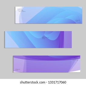 Abstract cover template with gradient design elements. Futuristic abstract modern pattern with fluid colors creating digital art. Bright colored background artistic social media web banner