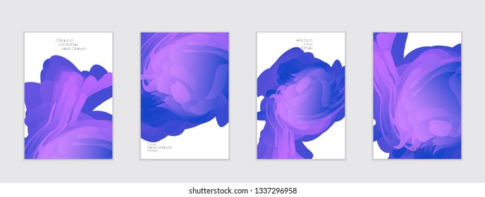Abstract cover template with gradient design elements. Futuristic abstract modern pattern with fluid colors creating digital art. Bright colored background artistic social media web banner