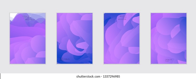 Abstract cover template with gradient design elements. Futuristic abstract modern pattern with fluid colors creating digital art. Bright colored background artistic social media web banner
