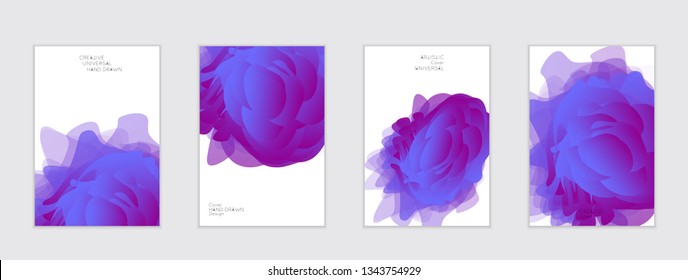 Abstract cover template with gradient design elements. Futuristic abstract modern pattern with fluid colors creating digital art. Bright colored background artistic social media web banner