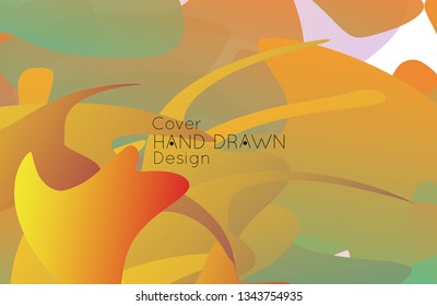 Abstract cover template with gradient design elements. Futuristic abstract modern pattern with fluid colors creating digital art. Bright colored background artistic social media web banner