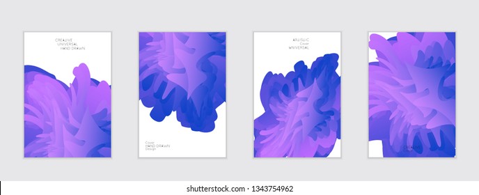 Abstract cover template with gradient design elements. Futuristic abstract modern pattern with fluid colors creating digital art. Bright colored background artistic social media web banner