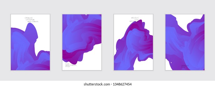 Abstract cover template with gradient design elements. Futuristic abstract modern pattern with fluid colors creating digital art. Bright colored background artistic social media web banner