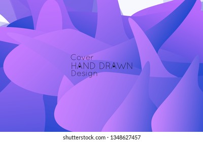Abstract cover template with gradient design elements. Futuristic abstract modern pattern with fluid colors creating digital art. Bright colored background artistic social media web banner