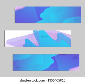 Abstract cover template with gradient design elements. Futuristic abstract modern pattern with fluid colors creating digital art. Bright colored background artistic social media web banner