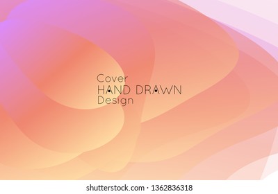 Abstract cover template with gradient design elements. Futuristic abstract modern pattern with fluid colors creating digital art. Bright colored background artistic social media web banner
