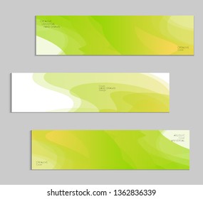 Abstract cover template with gradient design elements. Futuristic abstract modern pattern with fluid colors creating digital art. Bright colored background artistic social media web banner