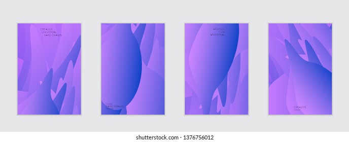 Abstract cover template with gradient design elements. Futuristic abstract modern pattern with fluid colors creating digital art. Bright colored background artistic social media web banner