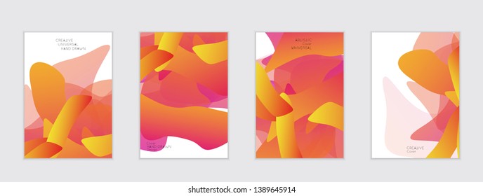 Abstract cover template with gradient design elements. Futuristic abstract modern pattern with fluid colors creating digital art. Bright colored background artistic social media web banner