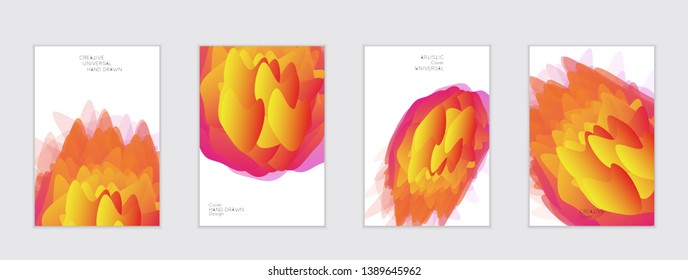 Abstract cover template with gradient design elements. Futuristic abstract modern pattern with fluid colors creating digital art. Bright colored background artistic social media web banner