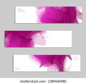 Abstract cover template with gradient design elements. Futuristic abstract modern pattern with fluid colors creating digital art. Bright colored background artistic social media web banner