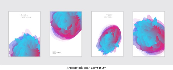 Abstract cover template with gradient design elements. Futuristic abstract modern pattern with fluid colors creating digital art. Bright colored background artistic social media web banner