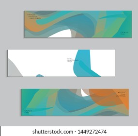 Abstract cover template with gradient design elements. Futuristic abstract modern pattern with fluid colors creating digital art. Bright colored background artistic social media web banner