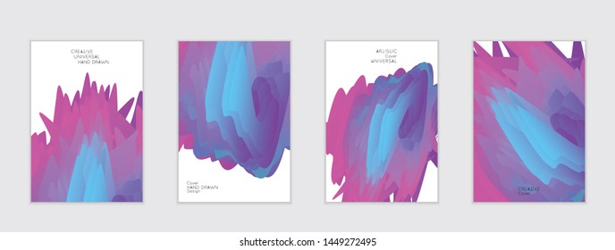 Abstract cover template with gradient design elements. Futuristic abstract modern pattern with fluid colors creating digital art. Bright colored background artistic social media web banner