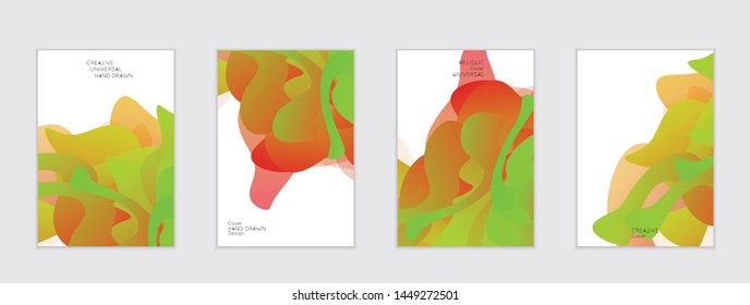 Abstract cover template with gradient design elements. Futuristic abstract modern pattern with fluid colors creating digital art. Bright colored background artistic social media web banner