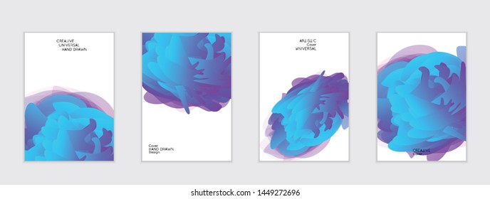 Abstract cover template with gradient design elements. Futuristic abstract modern pattern with fluid colors creating digital art. Bright colored background artistic social media web banner