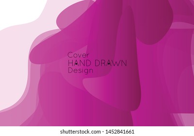 Abstract cover template with gradient design elements. Futuristic abstract modern pattern with fluid colors creating digital art. Bright colored background artistic social media web banner
