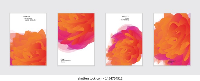Abstract cover template with gradient design elements. Futuristic abstract modern pattern with fluid colors creating digital art. Bright colored background artistic social media web banner