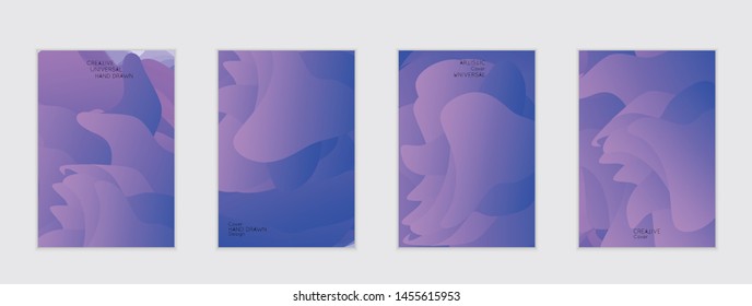 Abstract cover template with gradient design elements. Futuristic abstract modern pattern with fluid colors creating digital art. Bright colored background artistic social media web banner