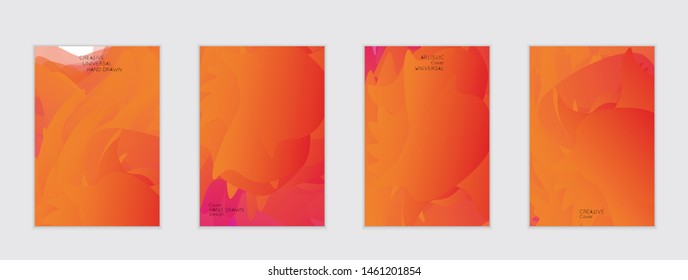 Abstract cover template with gradient design elements. Futuristic abstract modern pattern with fluid colors creating digital art. Bright colored background artistic social media web banner